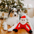 ZippyPaws Holiday Crinkle  Santa  |  Crinkle Squeaky Plush Toy