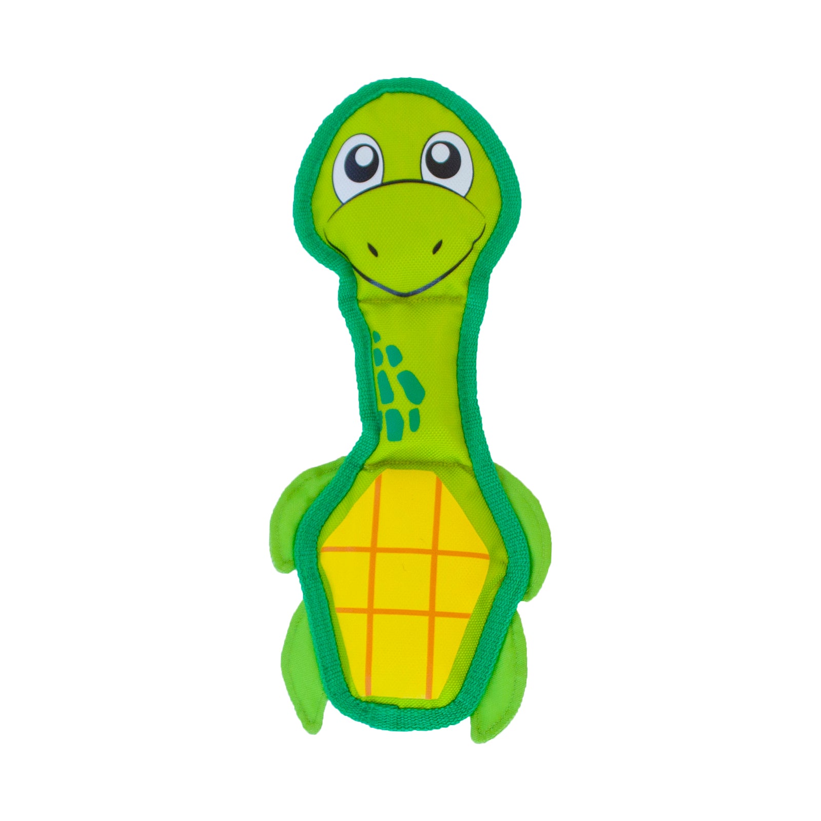Outward Hound Fire Biterz  Sea Turtle  |  No-Stuffing Durable Squeaky Toy
