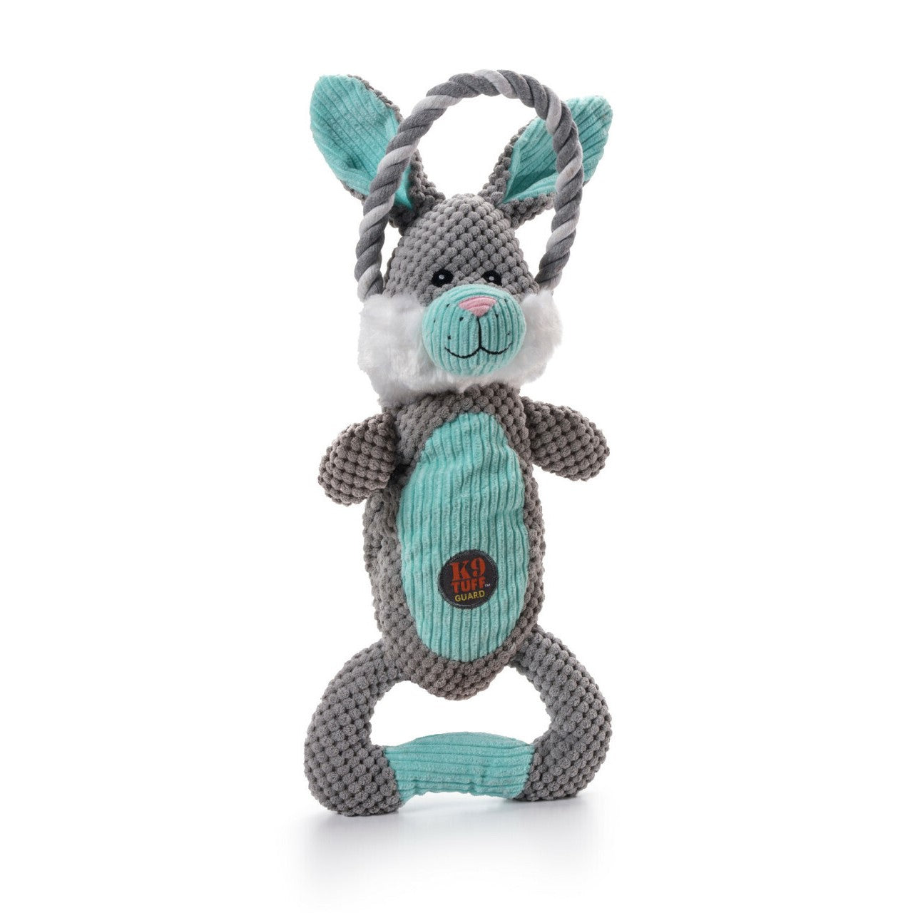 Charming Pet Scrunch Bunch  Bunny  |  Plush Squeaky Dog Toy