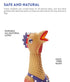 Charming Pet Squawkers  Henrietta  |  Latex Extreme Squeaker Dog Toy
