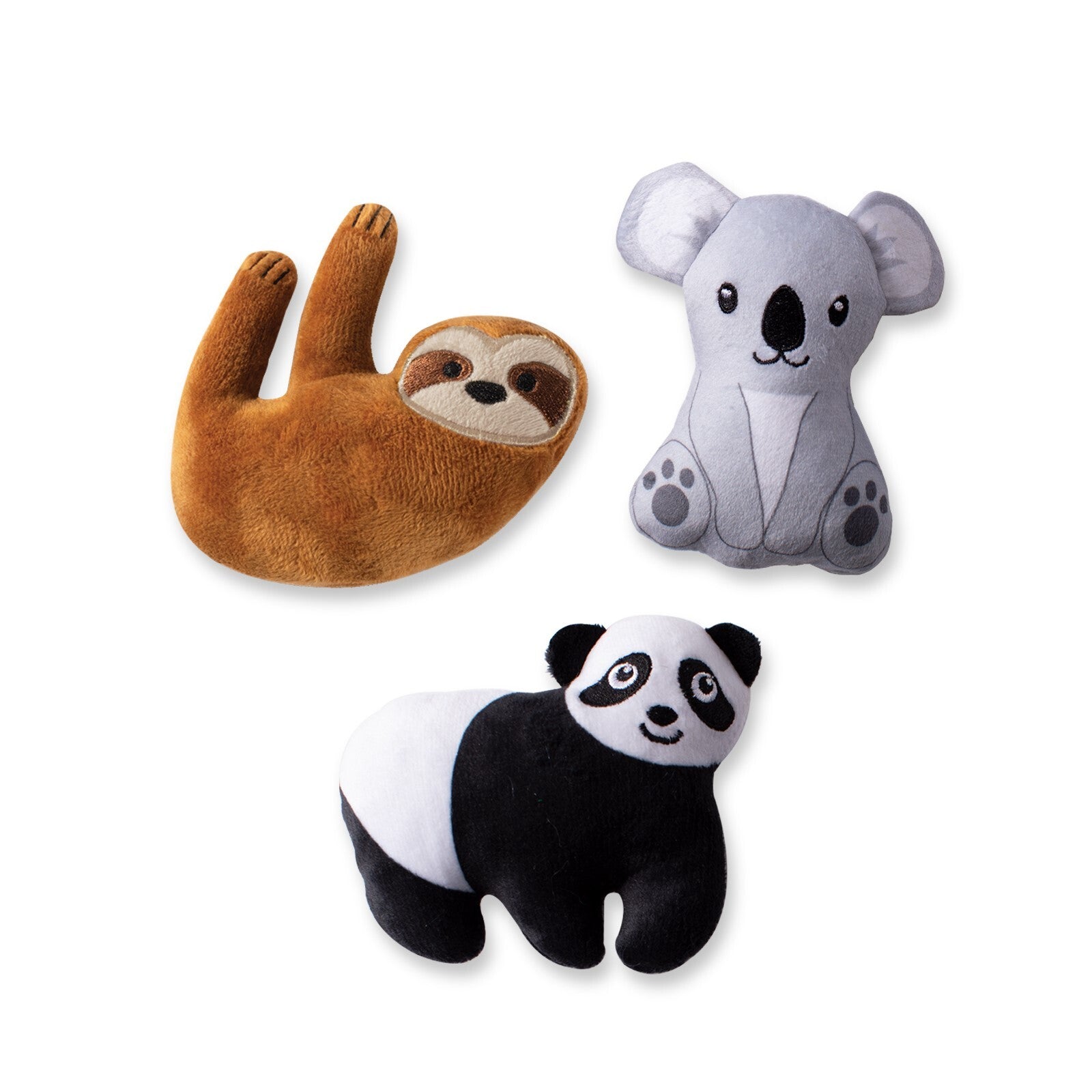 Fringe Studio PetShop Leafin' Around  |  Mini Squeaky Plush Toy Set