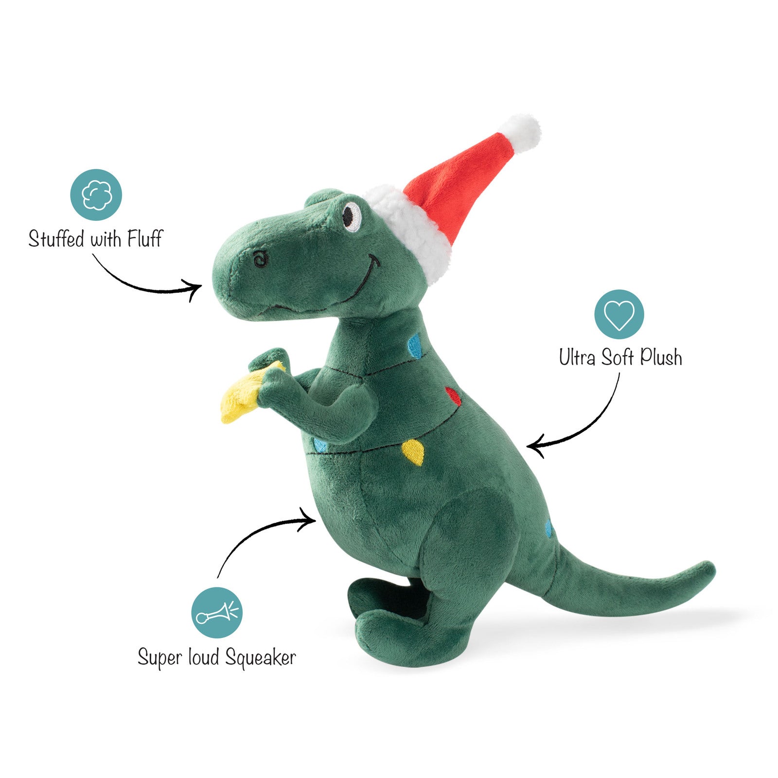 Fringe Studio PetShop Fa Rawr Rawr Rawr Rex  |  Squeaky Plush Toy