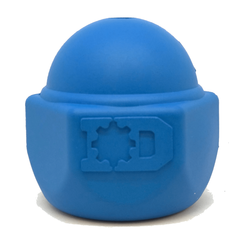 Industrial Dog Cap Nut  |  Durable Rubber Dog Chew Toy