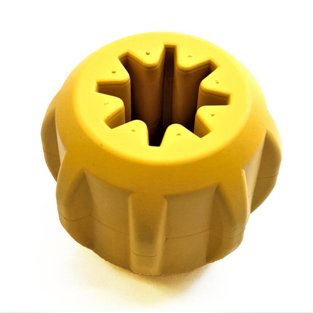 Industrial Dog Gear Treat Pocket  |  Durable Rubber Dog Chew Toy