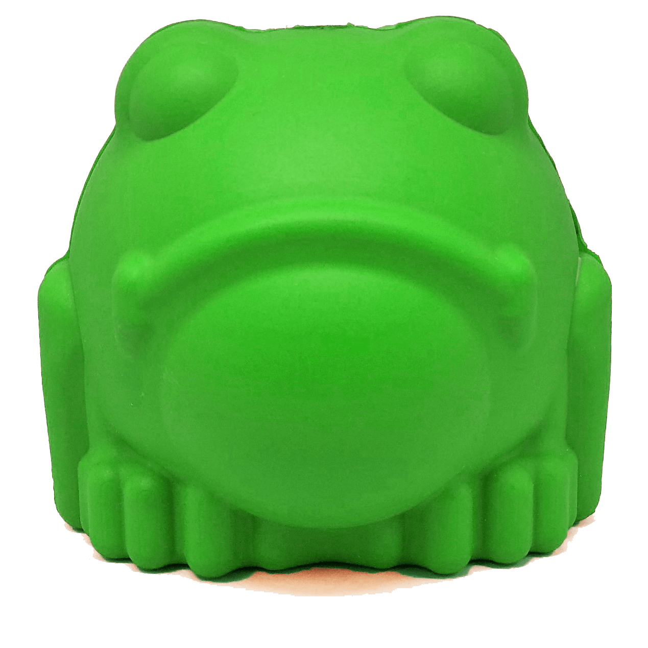 MuttsKickButt Bull Frog Treat Dispenser  |  Durable Rubber Dog Chew Toy