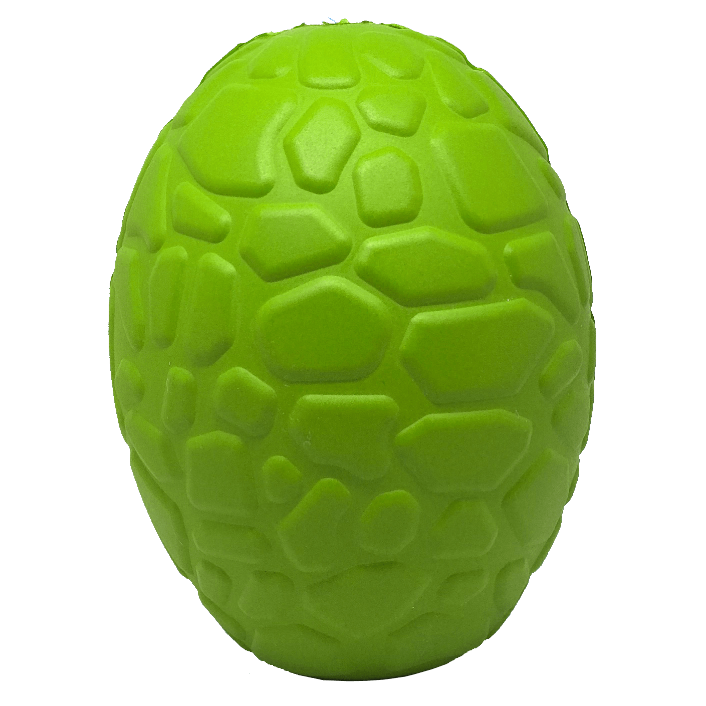 MuttsKickButt Dinosaur Egg Treat Dispenser  |  Durable Rubber Dog Chew Toy