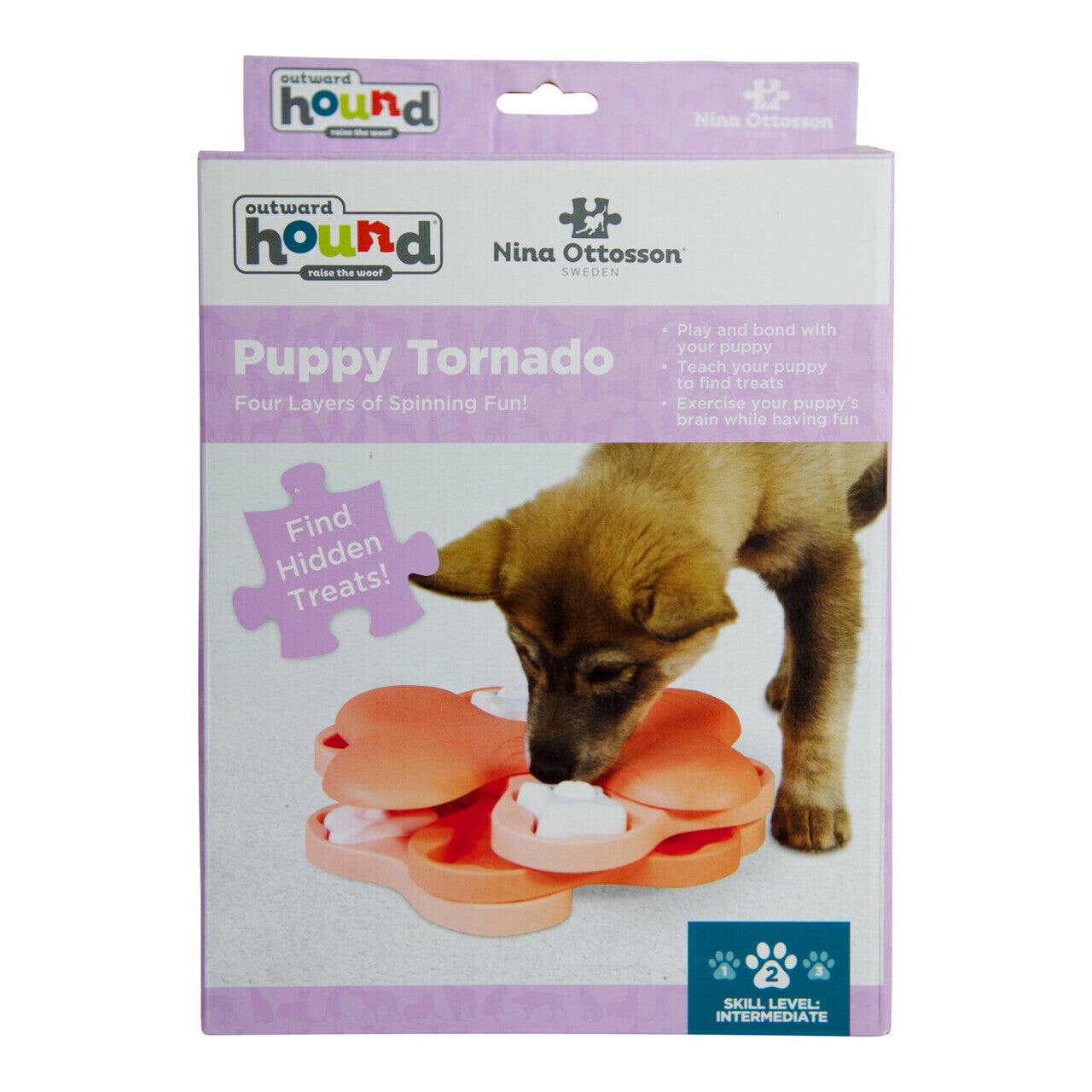 Nina Ottosson Tornado for Puppies  |  Interactive Puzzle Toy