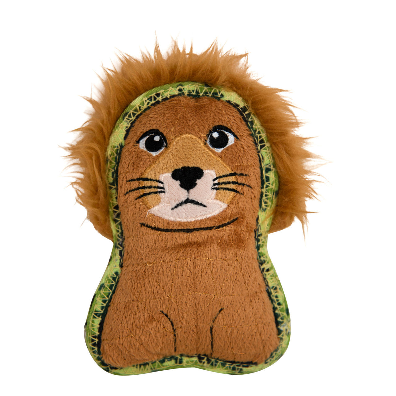 Outward Hound Xtreme Seamz  Lion Small  |  Squeaky Plush Toy