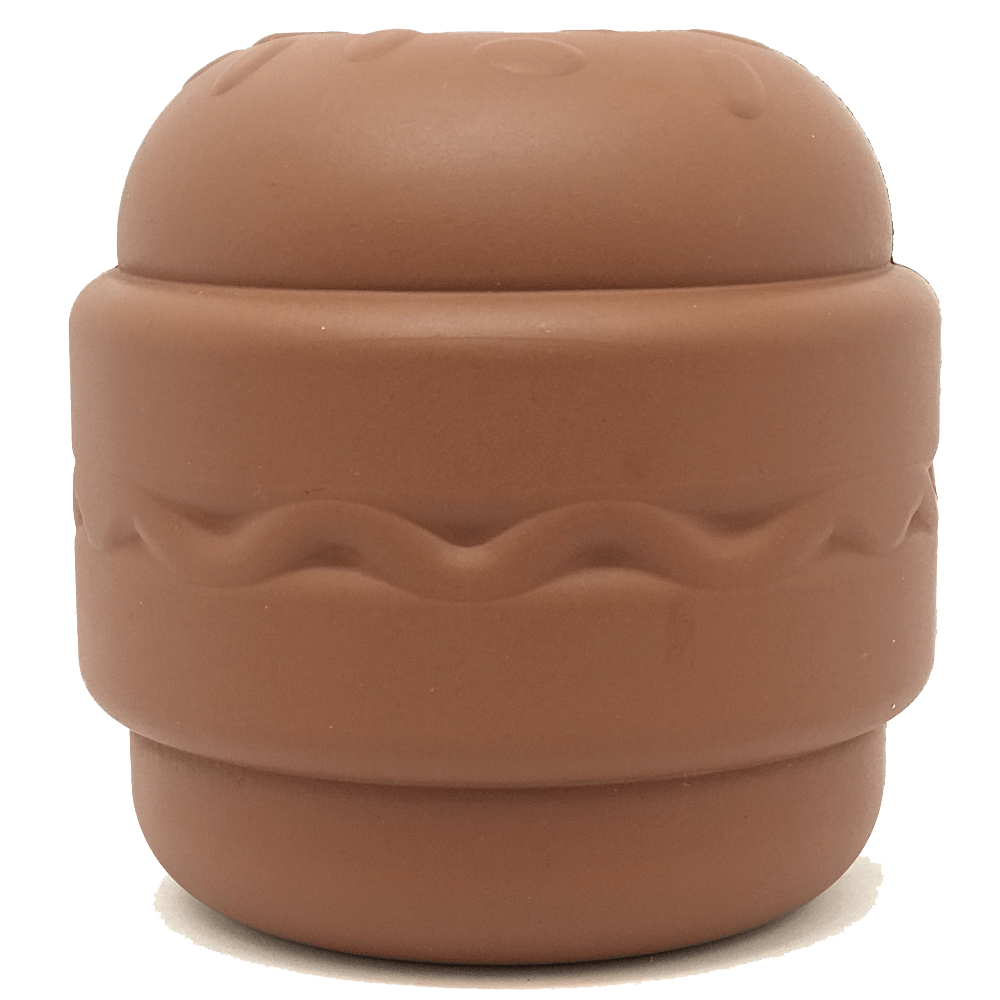 SodaPup Hamburger  |  Durable Rubber Dog Chew Toy