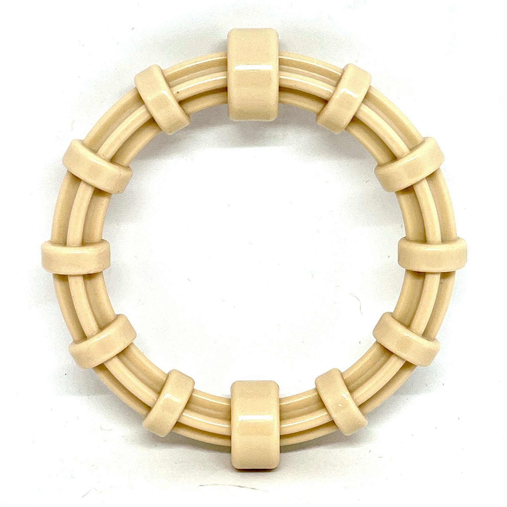 SodaPup Nylon Honey Bone Teething Ring  Chicken Flavour  |  Durable Nylon Dog Chew Toy