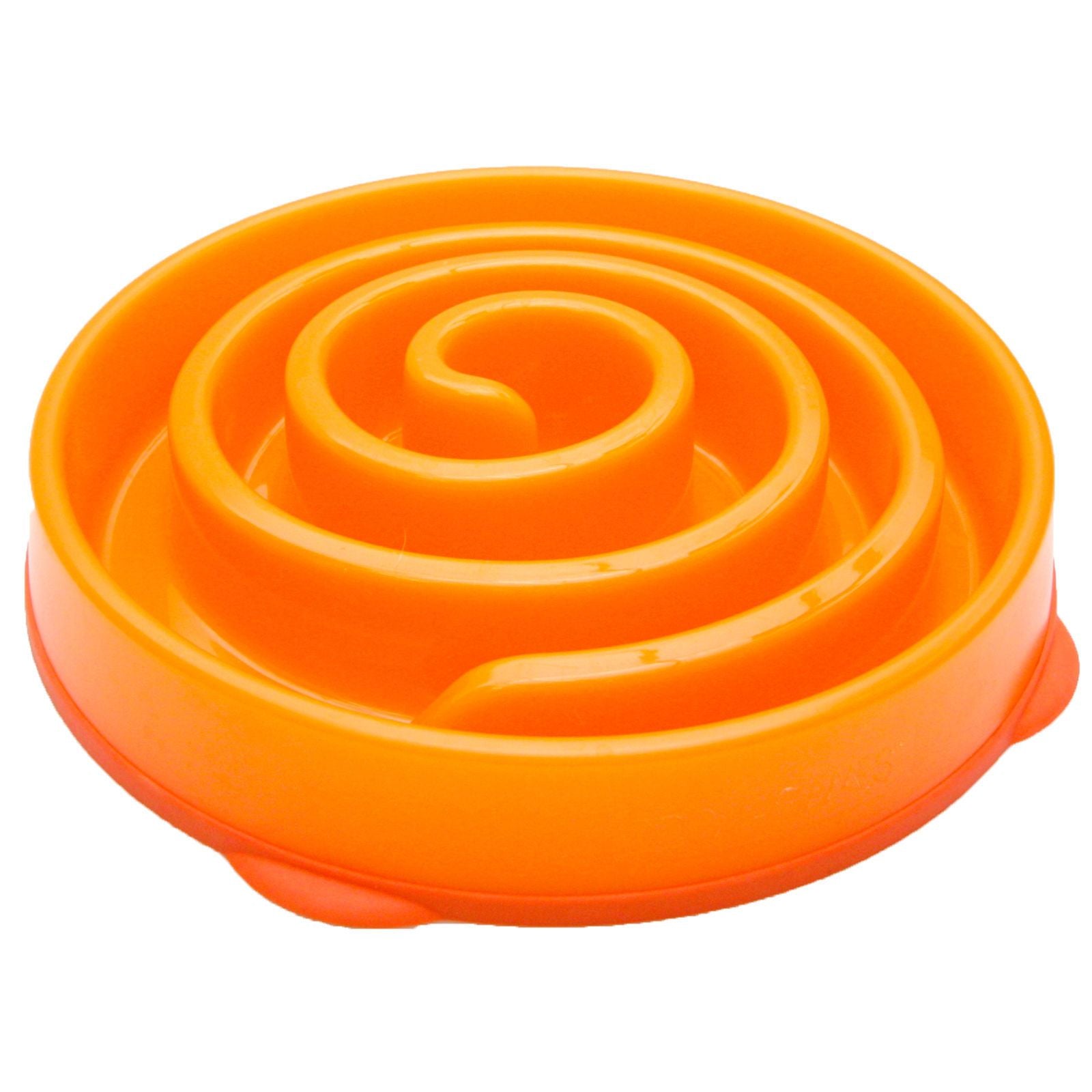 Outward Hound Fun Feeder  Orange  |  Interactive Slow Feeding Bowl