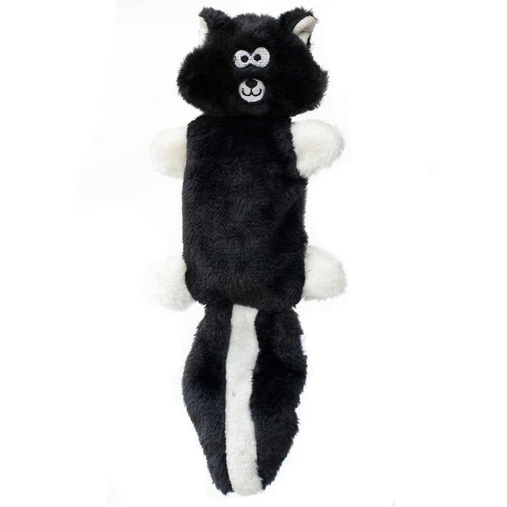 ZippyPaws Zingy  Skunk  |  No-Stuffing Squeaky Plush Toy