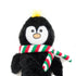 ZippyPaws Holiday Jigglerz  Penguin  |  Shakeable Squeaky Plush Toy