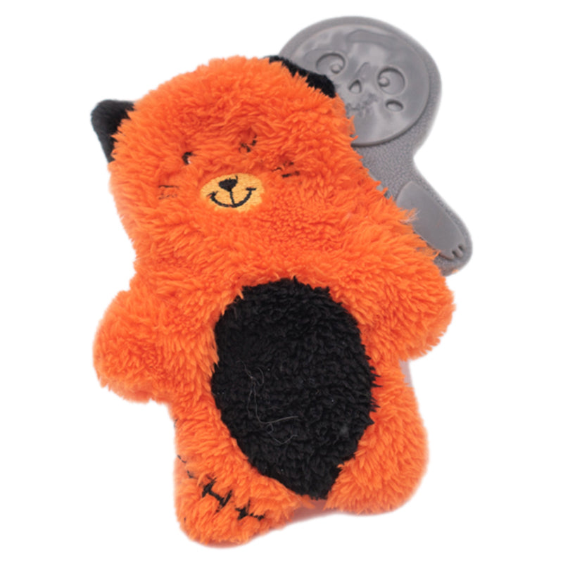 ZippyPaws Halloween Bonez  Zombie Cat  |  Durable TPR Inner Plush Toy