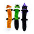 ZippyPaws Halloween Skinny Peltz 3 Pack (Cat, Squirrel & Fox)  |  No-Stuffing Squeaky Plush Toys