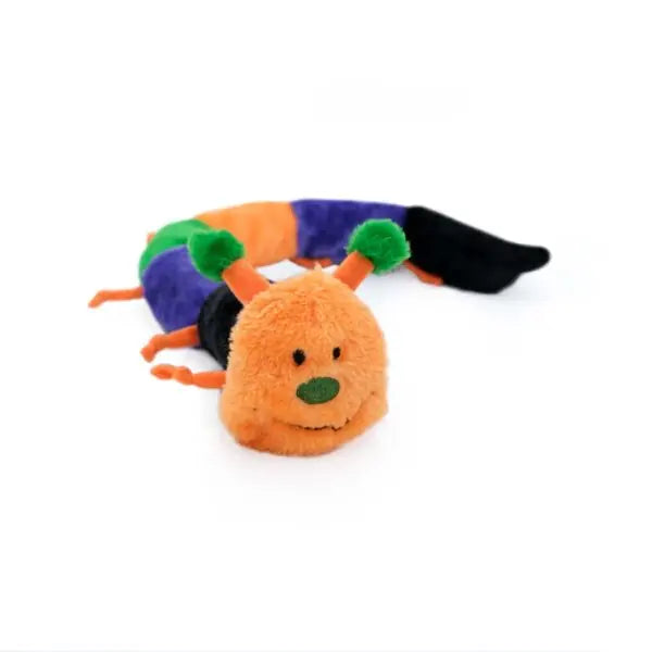 ZippyPaws Halloween Deluxe Caterpillar  |  Squeaky Plush Toy