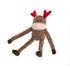 ZippyPaws Holiday Crinkle  Reindeer  |  Crinkle Squeaky Plush Toy