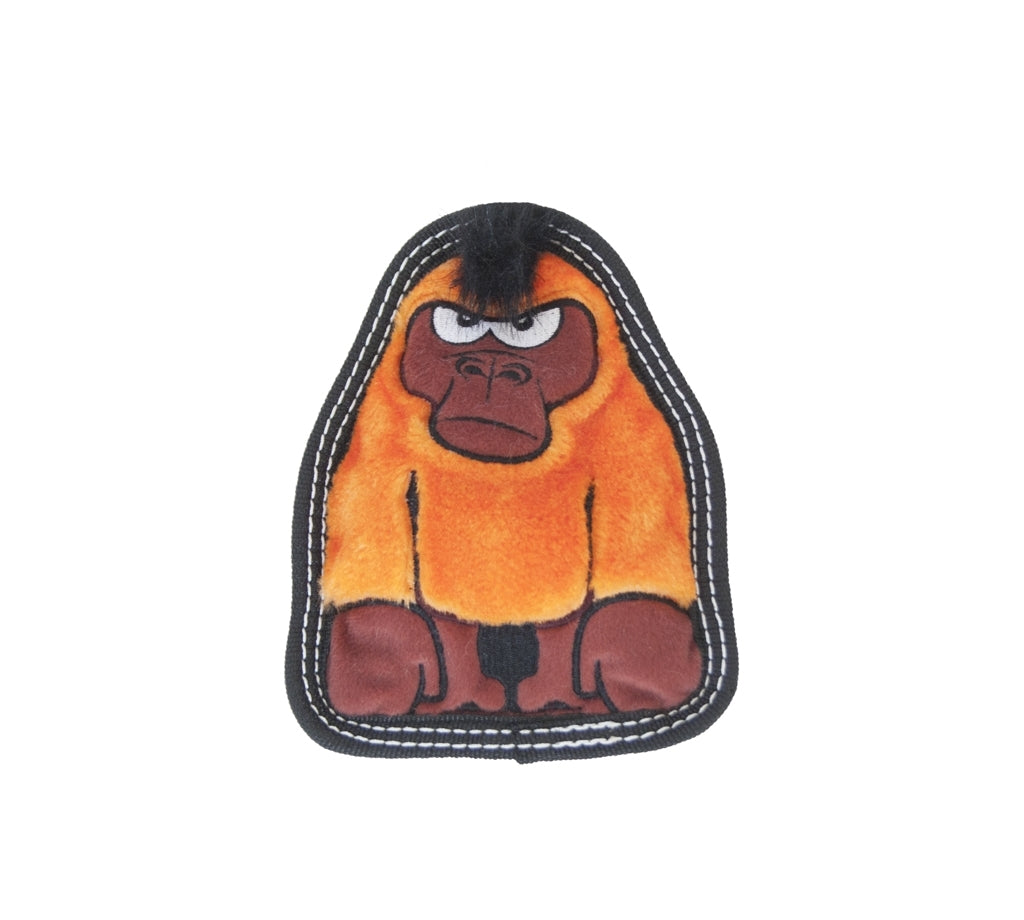Outward Hound Tough Seamz  Gorilla Small  |  No-Stuffing Squeaky Plush Toy