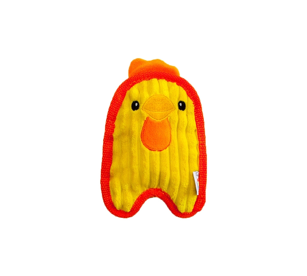 Outward Hound Mini Invincible  Chicky  |  No-Stuffing Squeaky Plush Toy