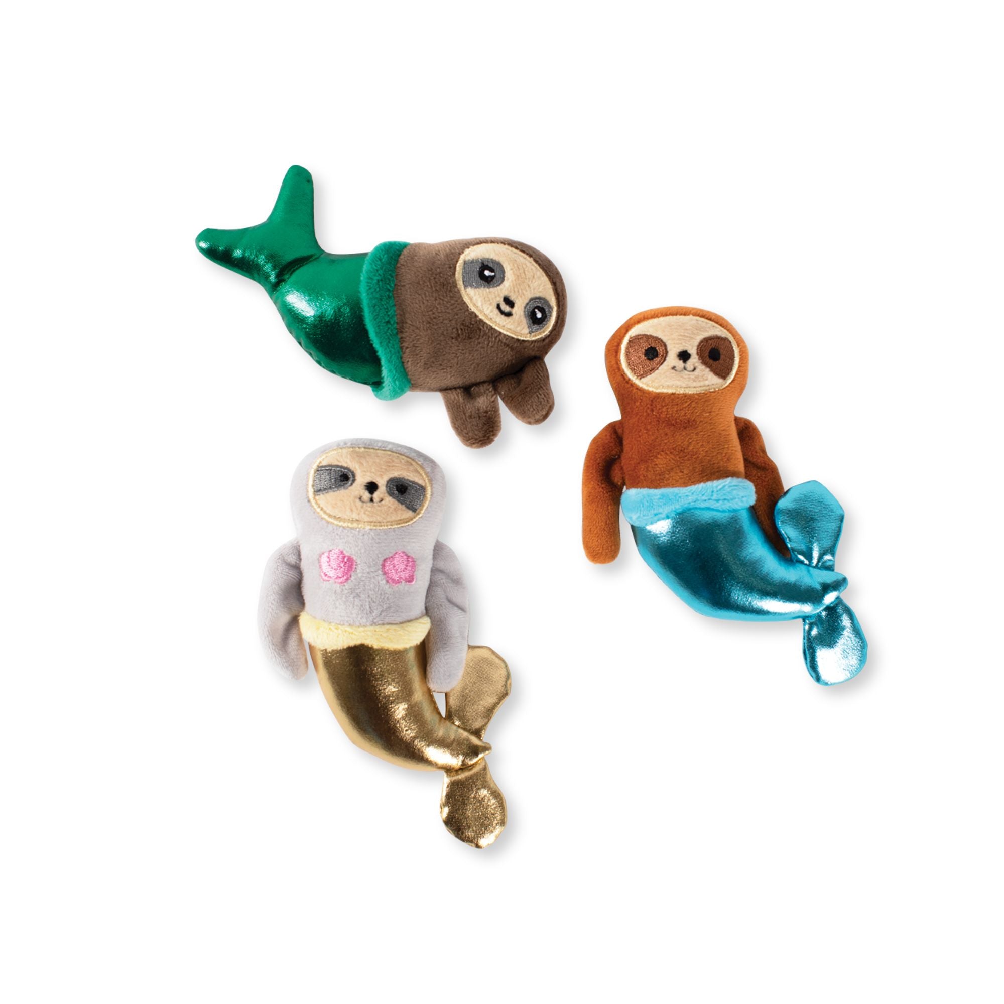 Fringe Studio PetShop Mersloth  |  Mini Squeaky Plush Toy Set