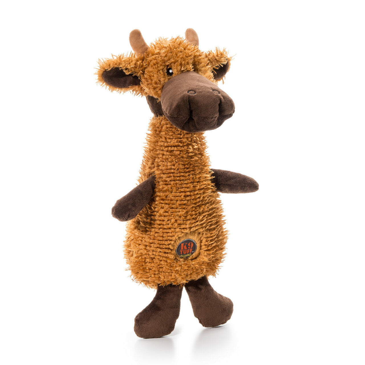 Charming Pet Scruffles  Large Moose  |  Textured Squeaky Dog Toy