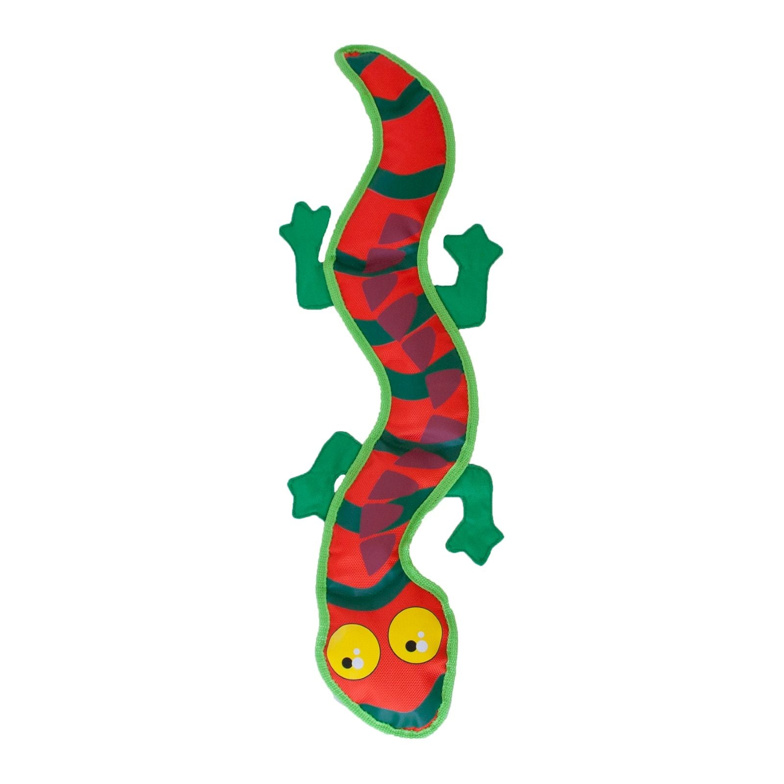 Outward Hound Fire Biterz  Exotic Lizard  |  No-Stuffing Durable Squeaky Toy