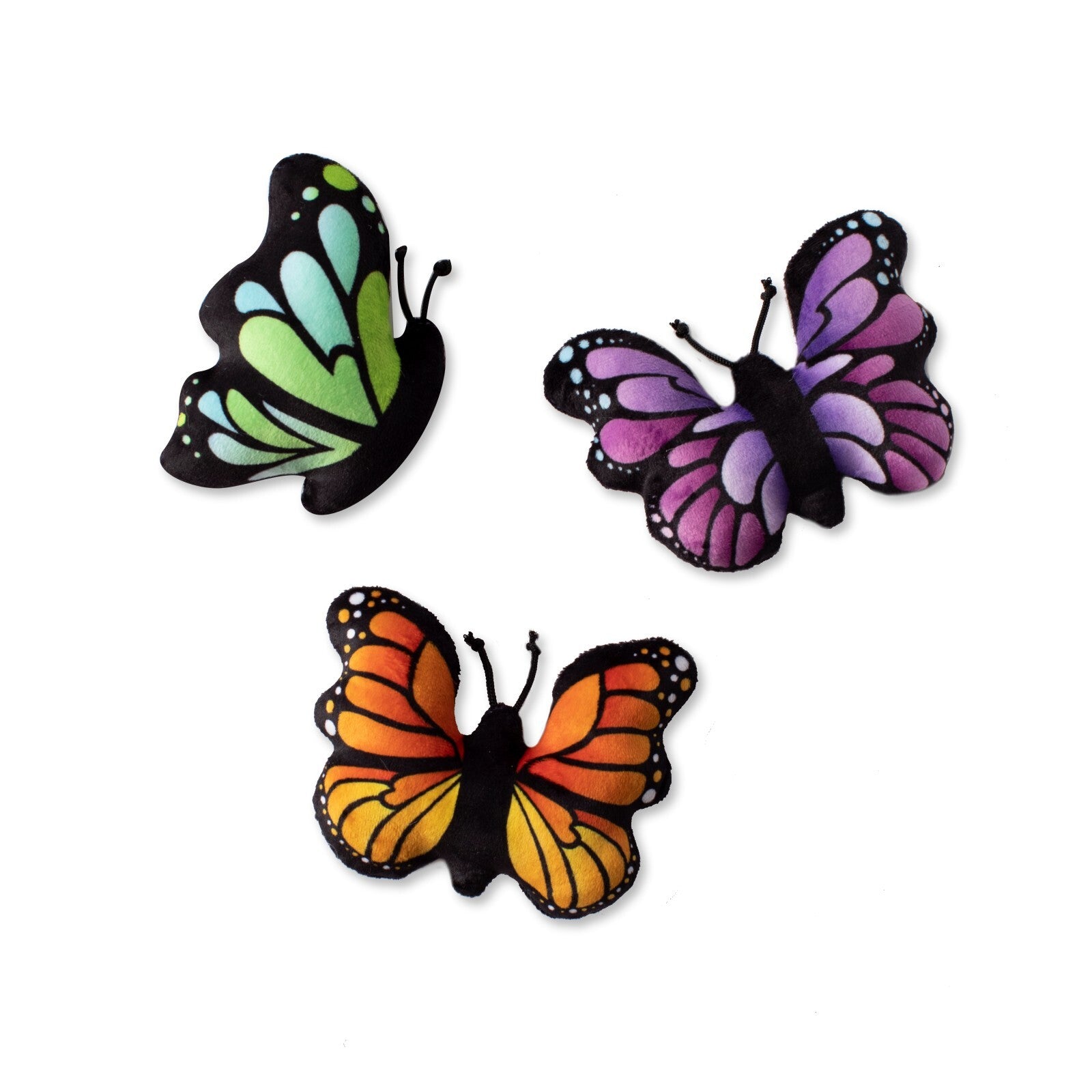 Fringe Studio PetShop Butterflies  |  Mini Squeaky Plush Toy Set
