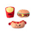 Fringe Studio PetShop Fast Foods  |  Mini Squeaky Plush Toy Set