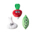 Fringe Studio PetShop Veggies  |  Mini Squeaky Plush Toy Set