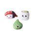 Fringe Studio PetShop Sushiholic  |  Mini Squeaky Plush Toy Set