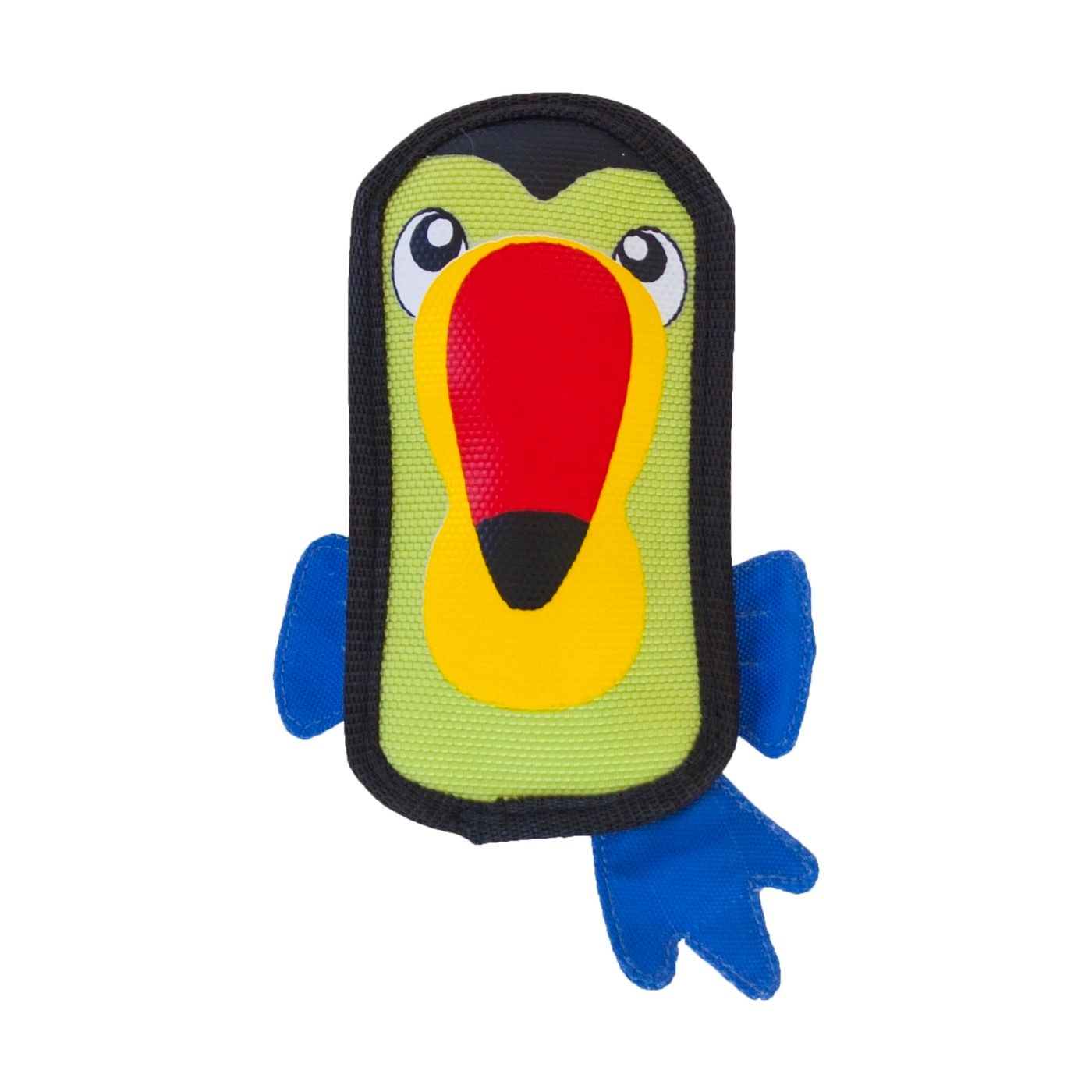 Outward Hound Fire Biterz  Toucan  |  No-Stuffing Durable Squeaky Toy