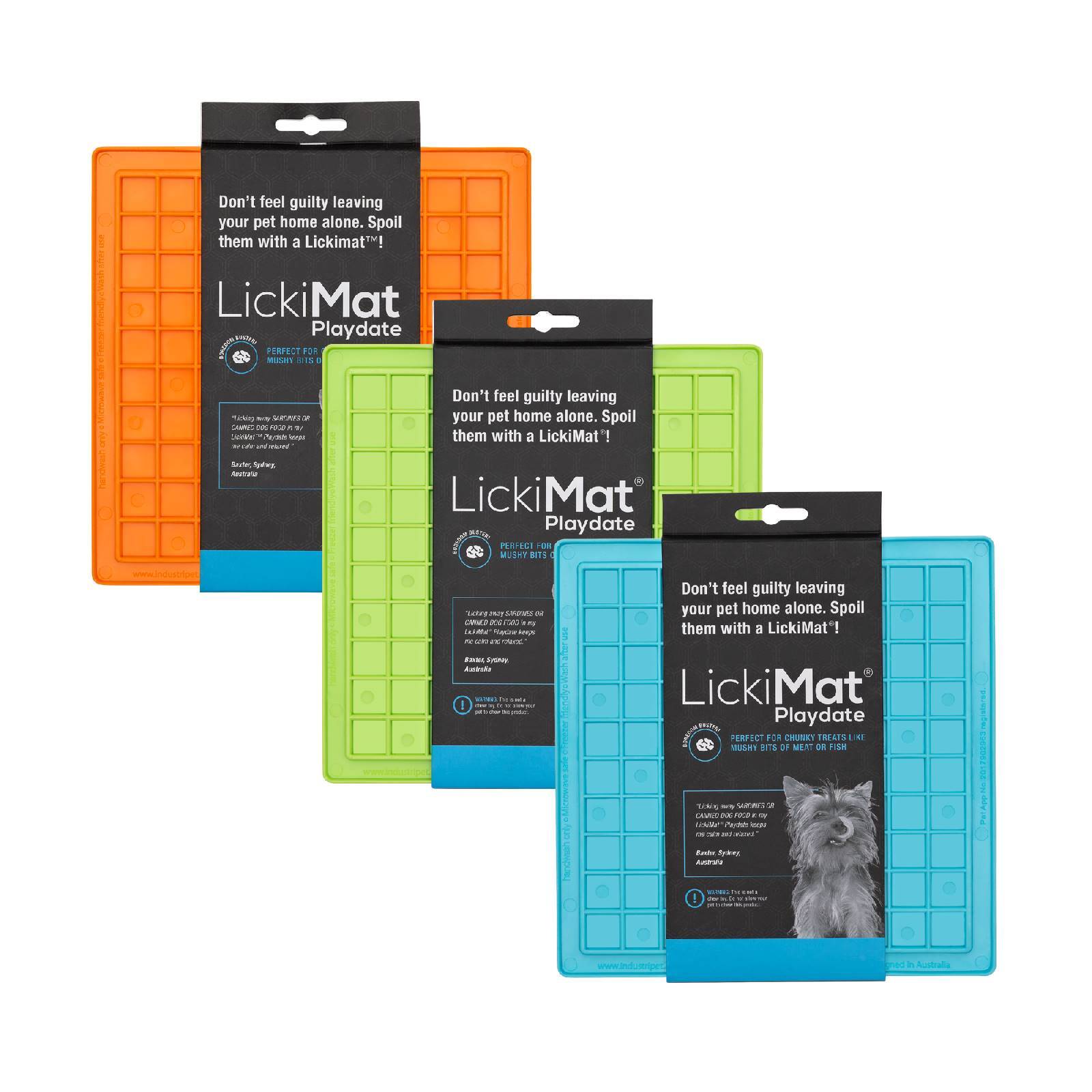 LickiMat® Classic Playdate™  |  Enrichment Licking Mat
