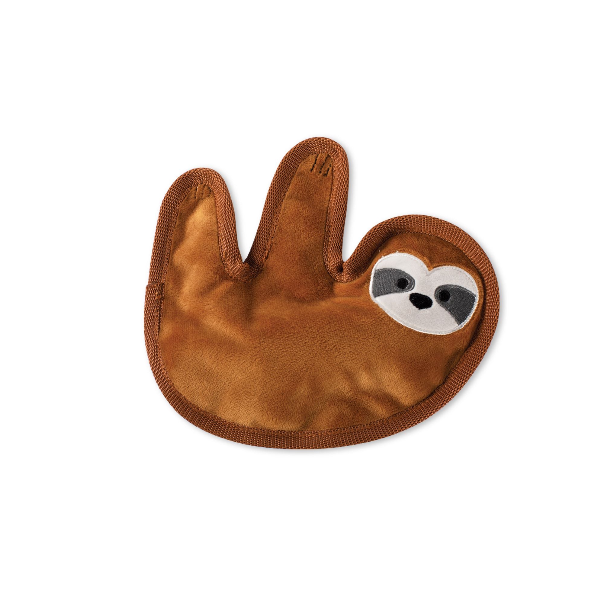 Fringe Studio PetShop Sloth  |  No-Stuffing Durable Squeaky Plush Toy