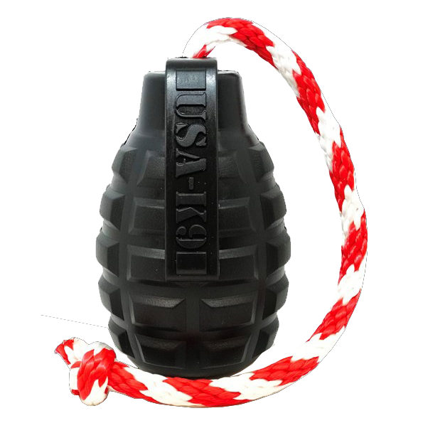 USA-K9 Magnum Grenade  |  Ultra Durable Rubber Reward Toy