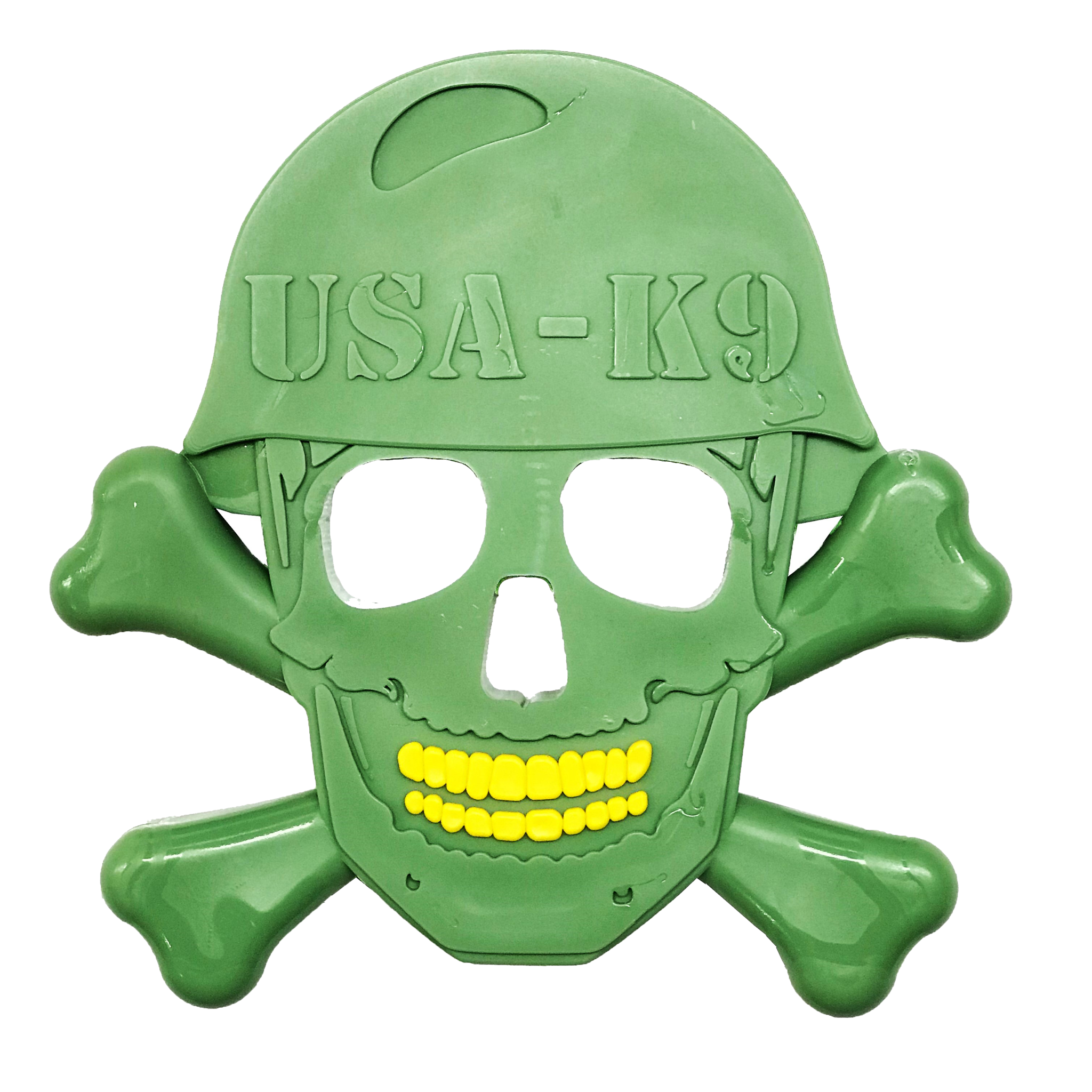 USA-K9 Nylon Skull & Cross Bones  |  Ultra Durable Nylon Dog Chew Toy