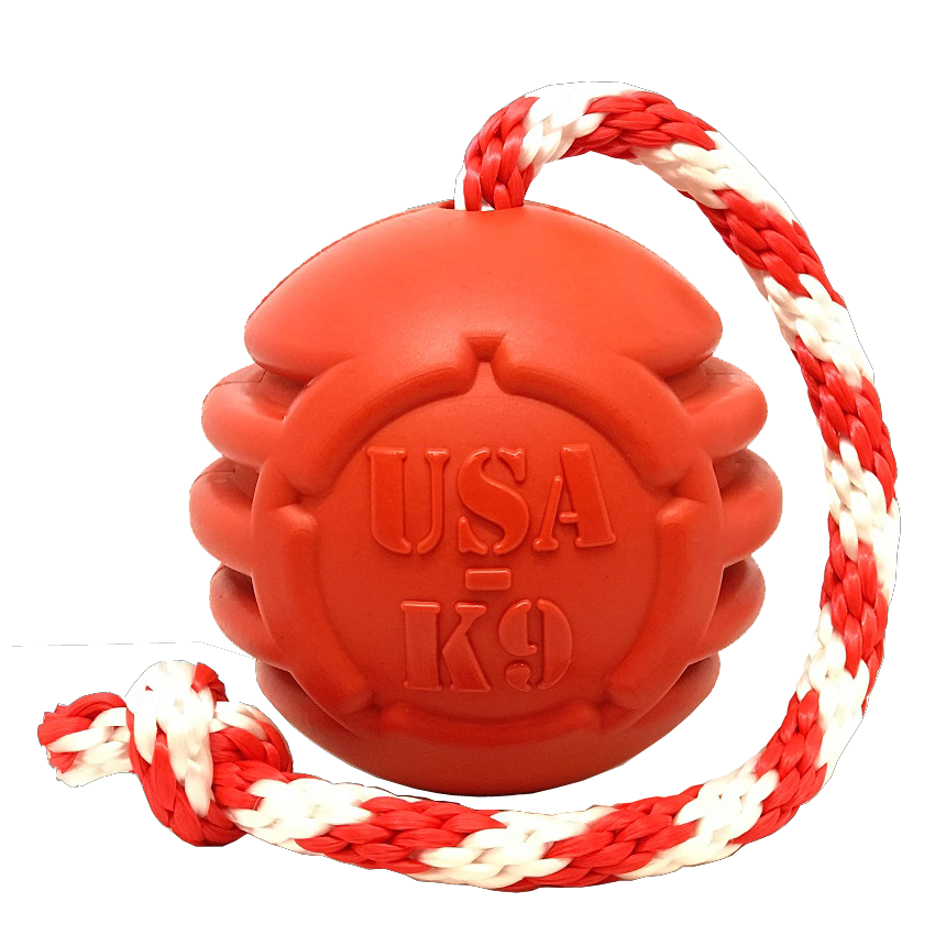USA-K9 Stars and Stripes  |  Durable Rubber Reward Toy