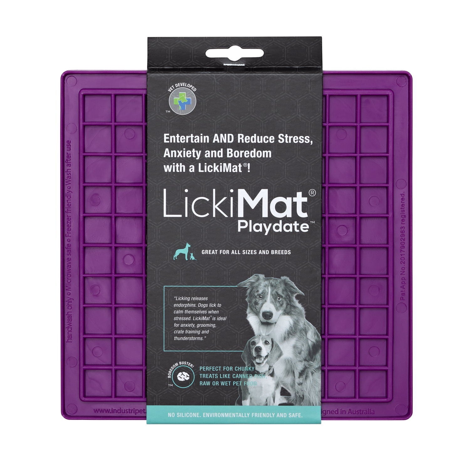 LickiMat® Classic Playdate™  |  Enrichment Licking Mat