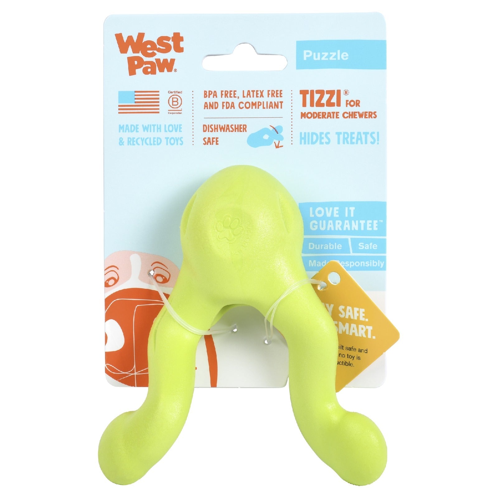 West Paw Tizzi  |  Treat & Tug Toy
