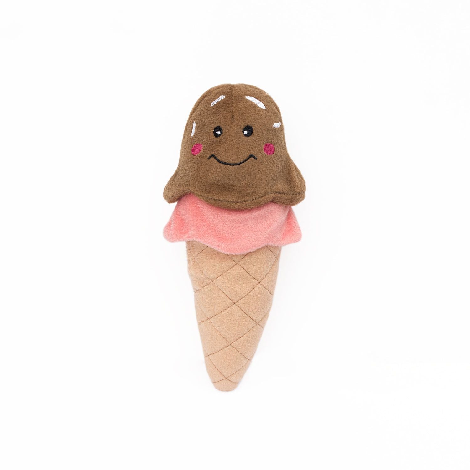 ZippyPaws NomNomz  Ice Cream  |  Squeaky Plush Toy