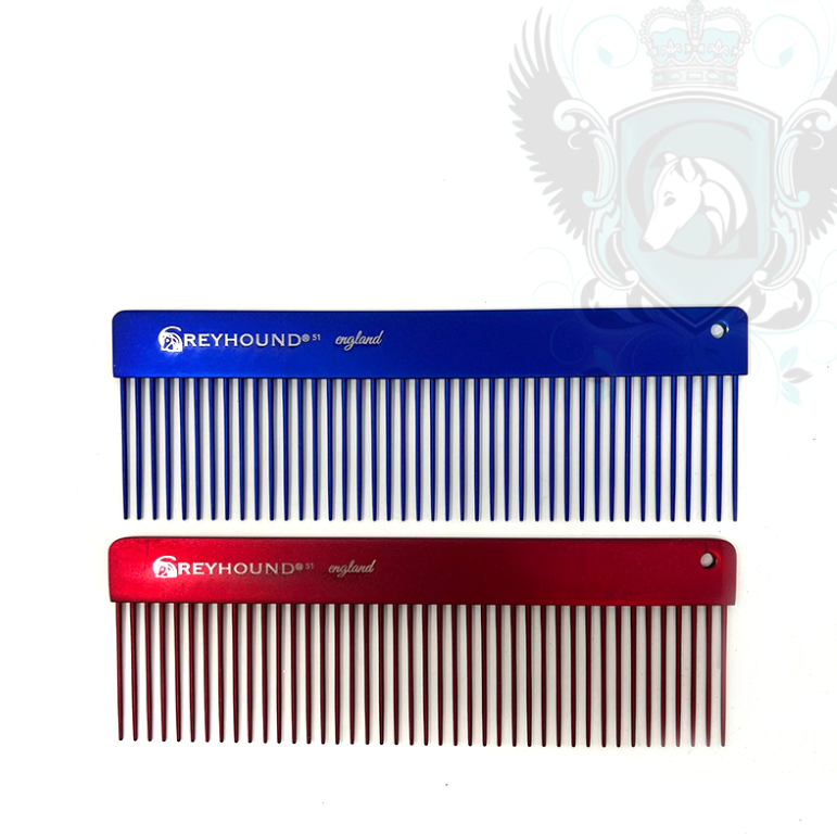 MONSTER SUEDE  |  7" Wide Back  Long Tine Combs
