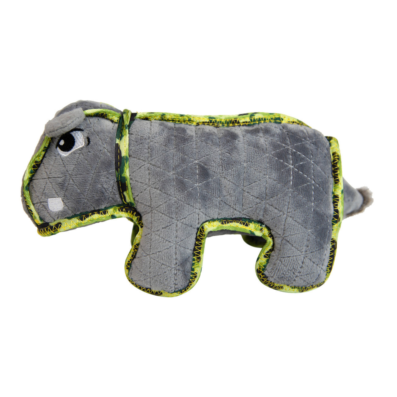 Outward Hound Xtreme Seamz  Hippo Medium  |  Squeaky Plush Toy