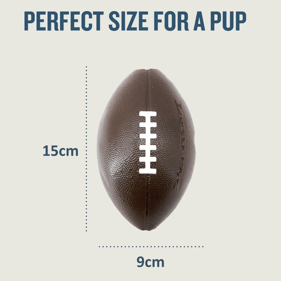 Planet Dog Orbee-Tuff Sport  Football  |  TPE Durable Treat Dispensing Ball
