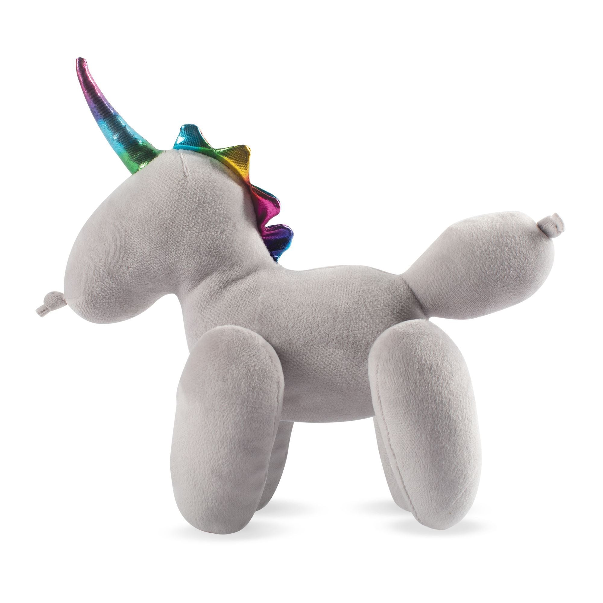 Fringe Studio PetShop Unicorn Balloon Animal  |  Squeaky Plush Toy