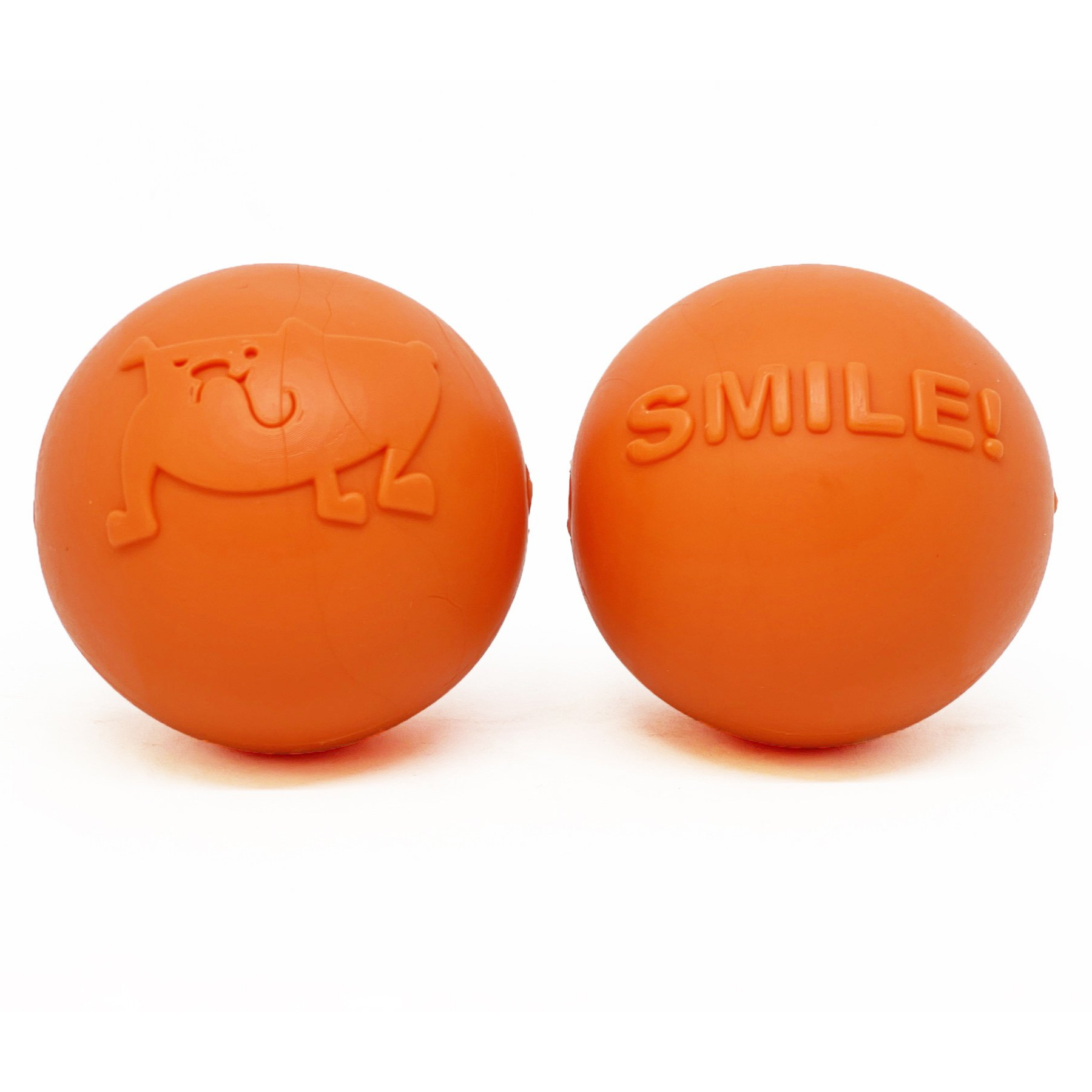 SodaPup TPE Smile  |  Durable Synthetic Rubber Dog Ball