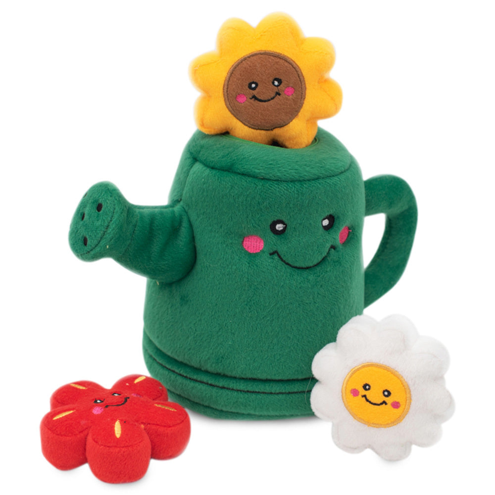 ZippyPaws Zippy Burrow  Watering Can  |  Interactive Plush Puzzle Toy