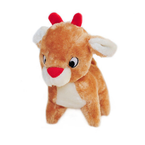 ZippyPaws Holiday Deluxe  Reindeer  |  Squeaky Plush Toy