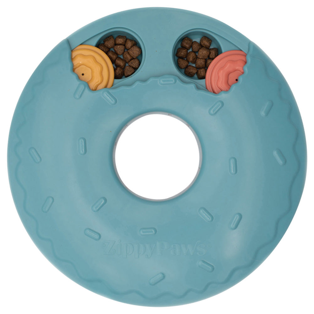 ZippyPaws SmartyPaws Puzzler  Donut Slider  |  Interactive Puzzle Toy