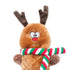 ZippyPaws Holiday Jigglerz  Reindeer  |  Shakeable Squeaky Plush Toy