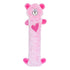 ZippyPaws Jigglerz  Pink Bear  |  Shakeable Squeaky Plush Toy