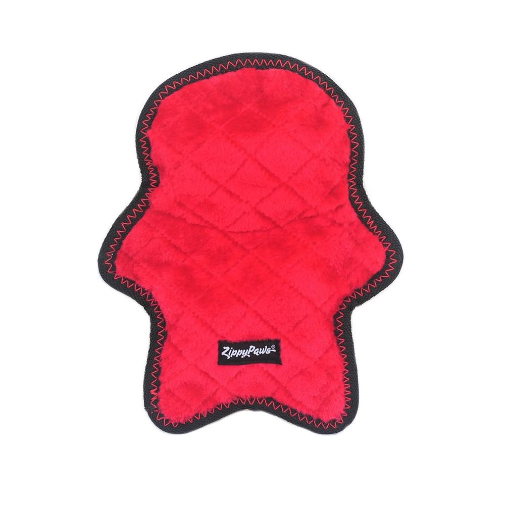 ZippyPaws Z-Stitch® Santa  |  No-Stuffing Durable Squeaky Plush Toy